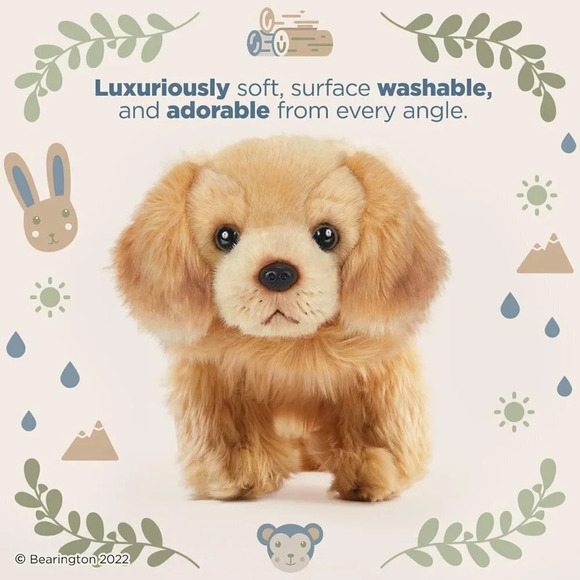 Golden Retriever Plush Stuffed Animal Puppy Dog Toy  For Kids - Picture 2 of 8